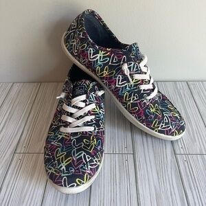 Skechers Bobs B-Cute Hearts Slip-On Navy, Size 11